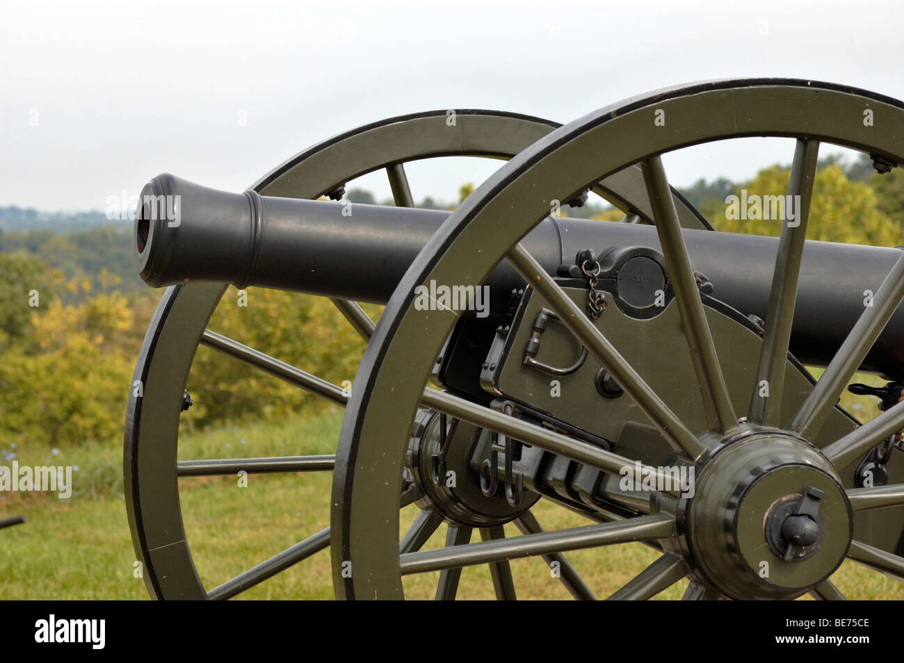 American Civil War Cannon at the Civil War Fort at Boonesboro, Kentucky, USA Stock Photo