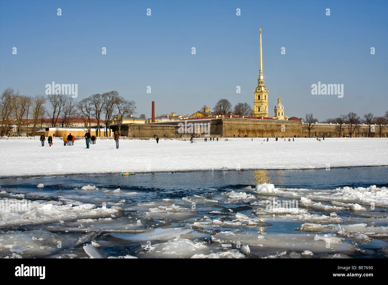 The Peter and Paul Fortress, St. Petersburg, Russia Stock Photo