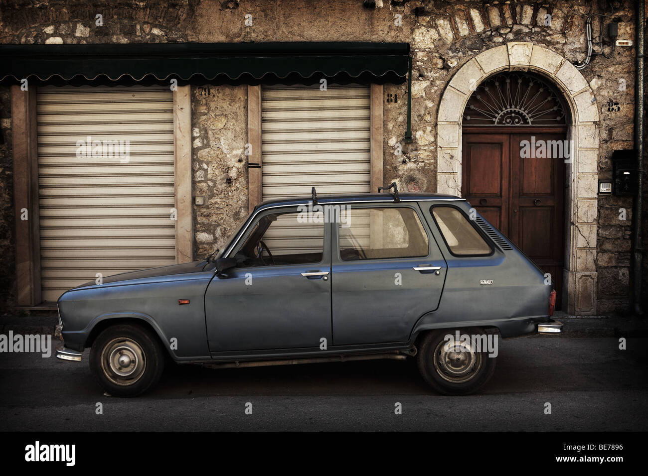 Old Renault, Calabria, Italy Stock Photo