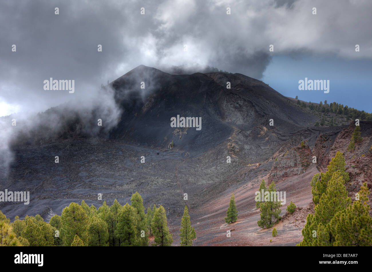 Volcano Duraznero, 'Ruta de los Volcanes, Volcano Route, La Palma, Canary Islands, Spain, Europe Stock Photo