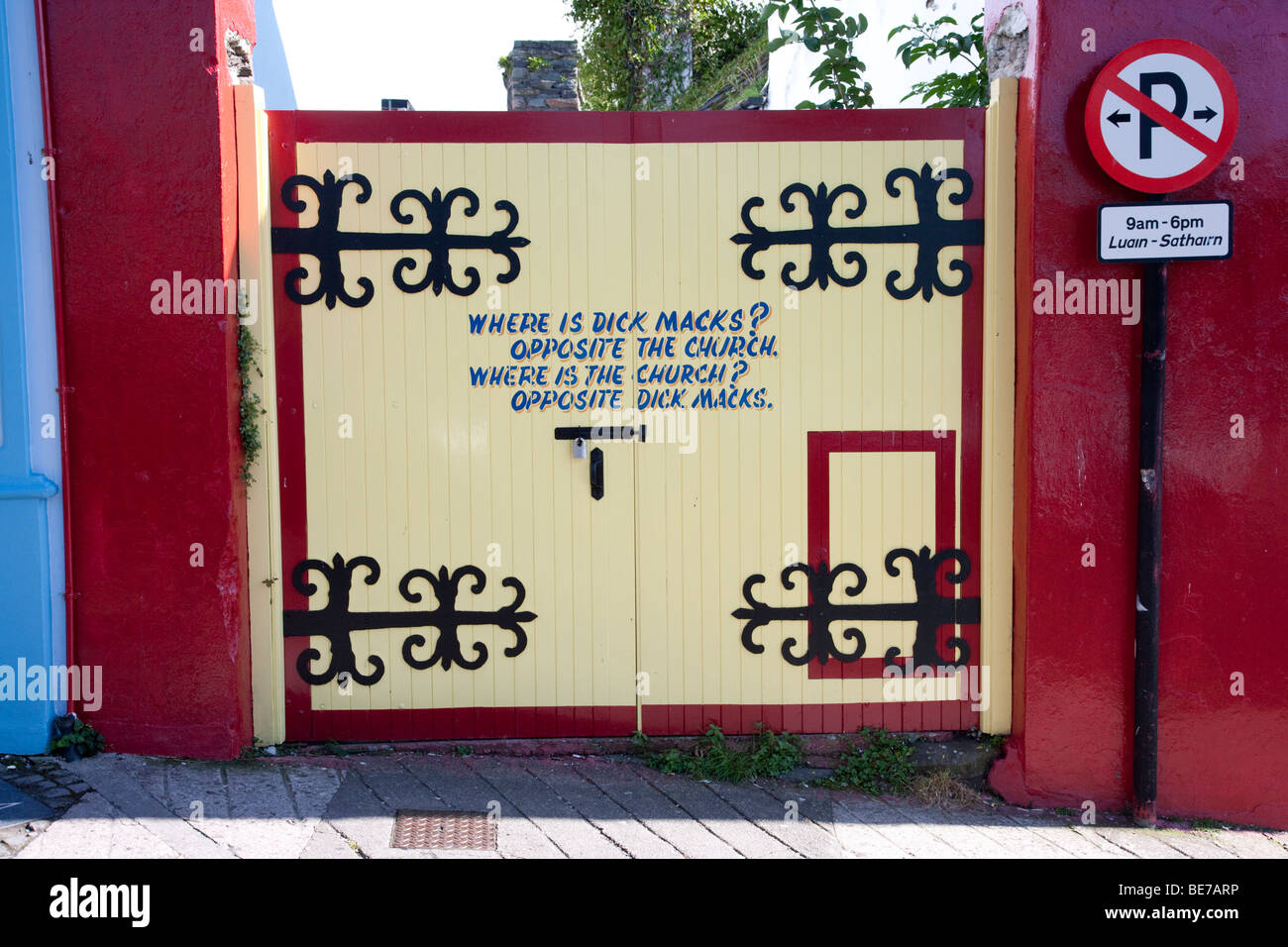 Brightly decorated house in Dingle, Co. Kerry Ireland Stock Photo Alamy