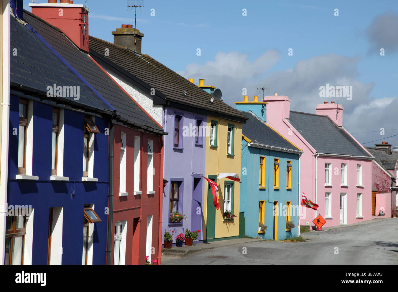 Eyeries village Beara Peninsula Stock Photo 25977787 Alamy