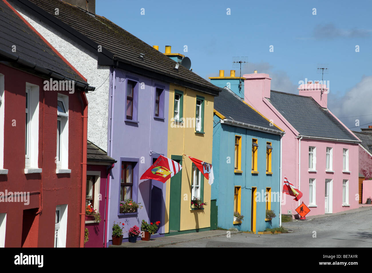Eyeries village  Beara Peninsula, West Cork, Ireland Stock Photo