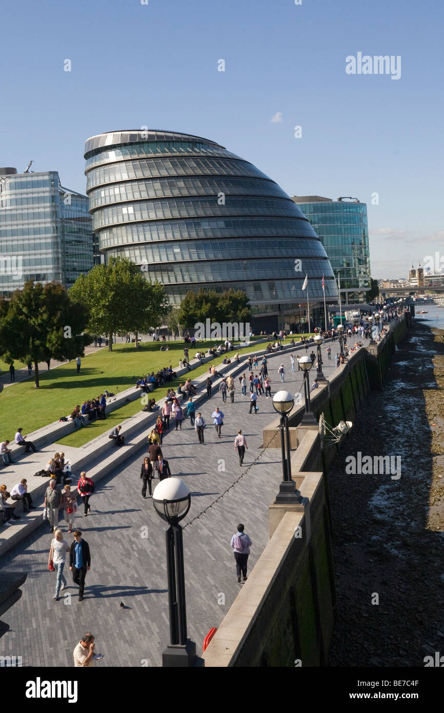 London "City Hall" and Potters Field London GB UK Stock Photo Alamy