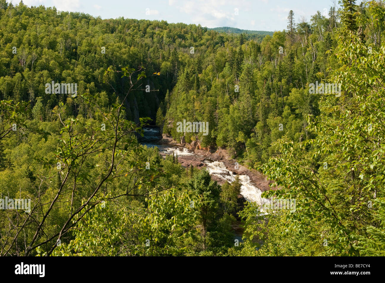 THE BRULE RIVER FLOWING THROUGH JUDGE MAGNEY STATE PARK Stock Photo Alamy