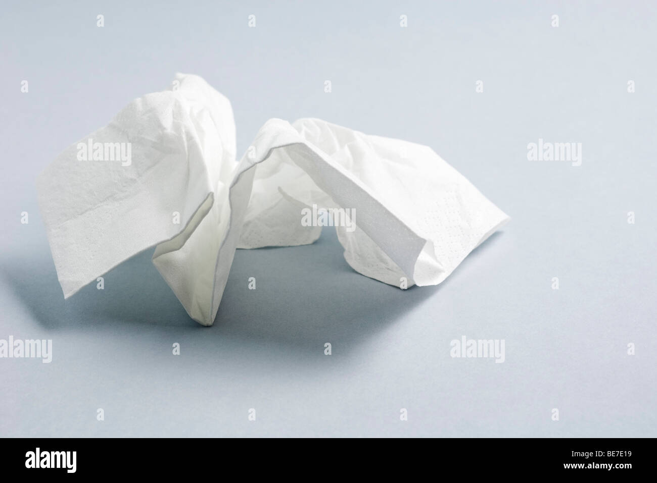 Used facial tissue Stock Photo Alamy