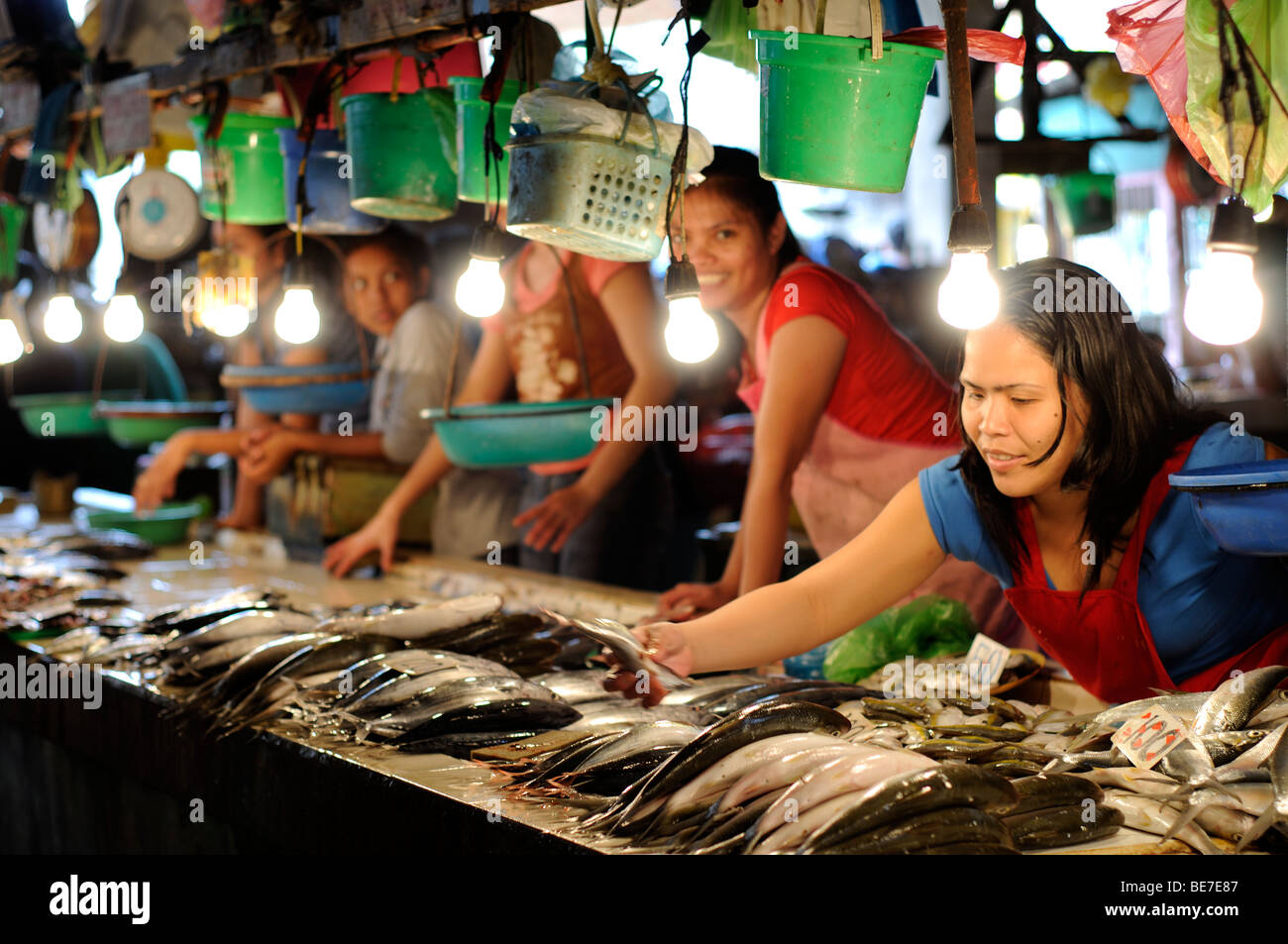 Philippine fish market hires stock photography and images Alamy