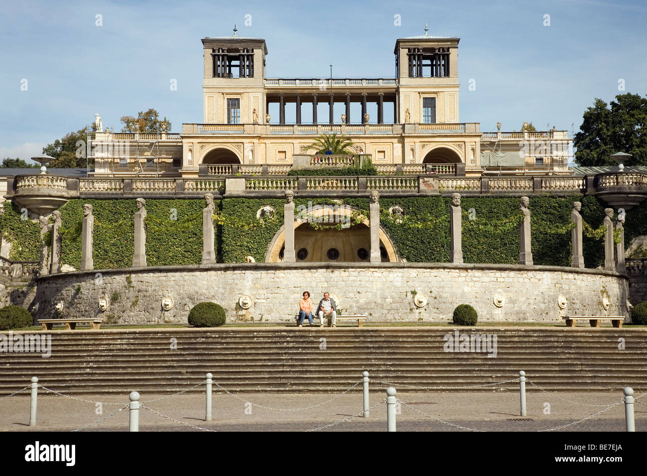 Orangery, Park Sanssouci, Potsdam, Brandenburg, Germany Stock Photo