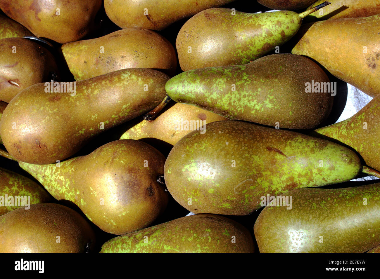 Pears Genus Pyrus Family Rosaceae an edible juicy fruit Stock Photo