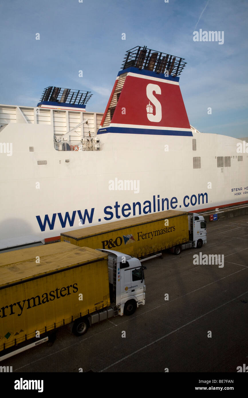 Stena Line, Stena Hollandica ferry, Hook of Holland, Holland Stock