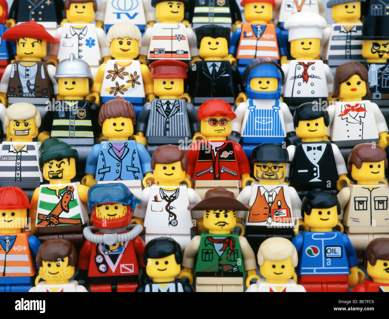 Lego Minifigures Stock Photo