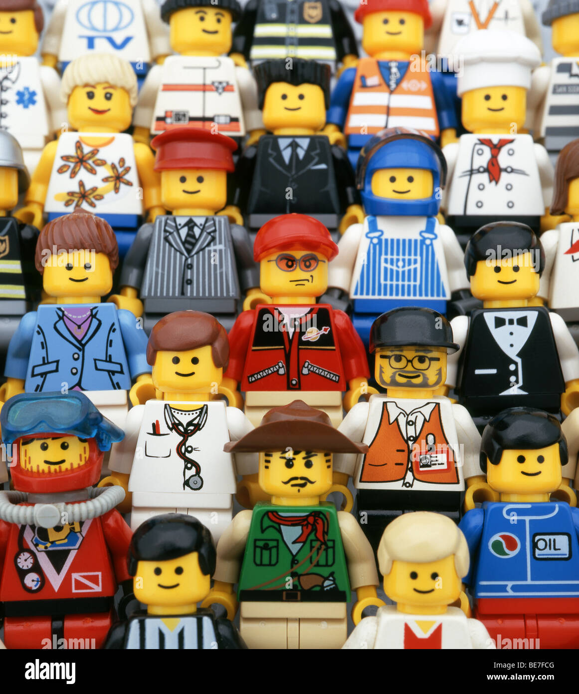 Lego Minifigures Stock Photo