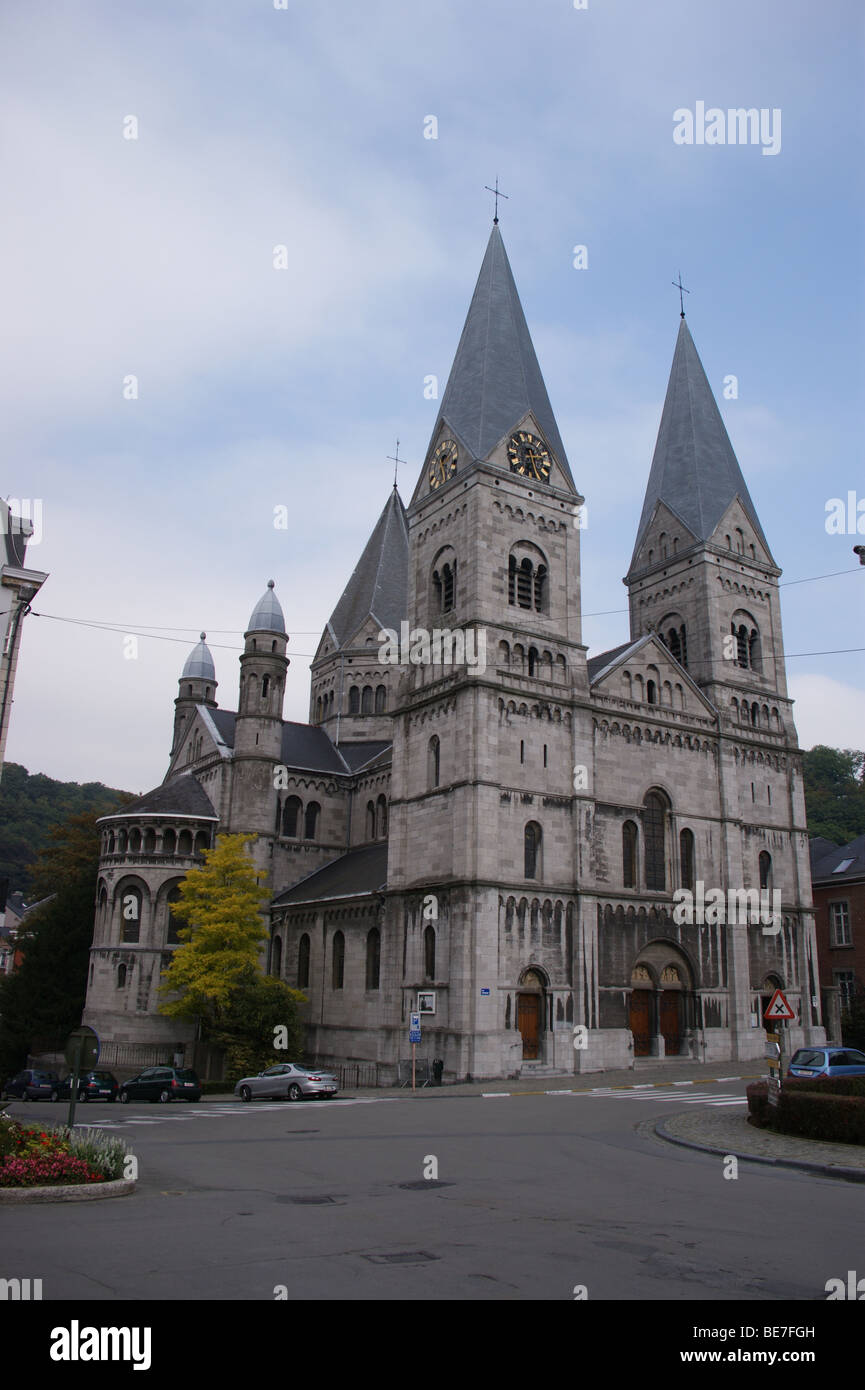 Church of St. Remacle, Spa, Belgium Stock Photo