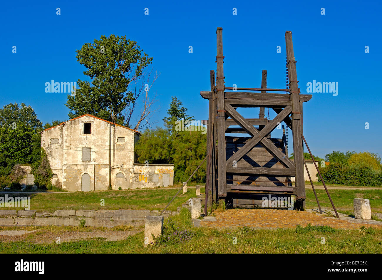 Langlois Bridge (Van Gogh Bridge), Arles, Bouches du Rhone, Provence, France Stock Photo