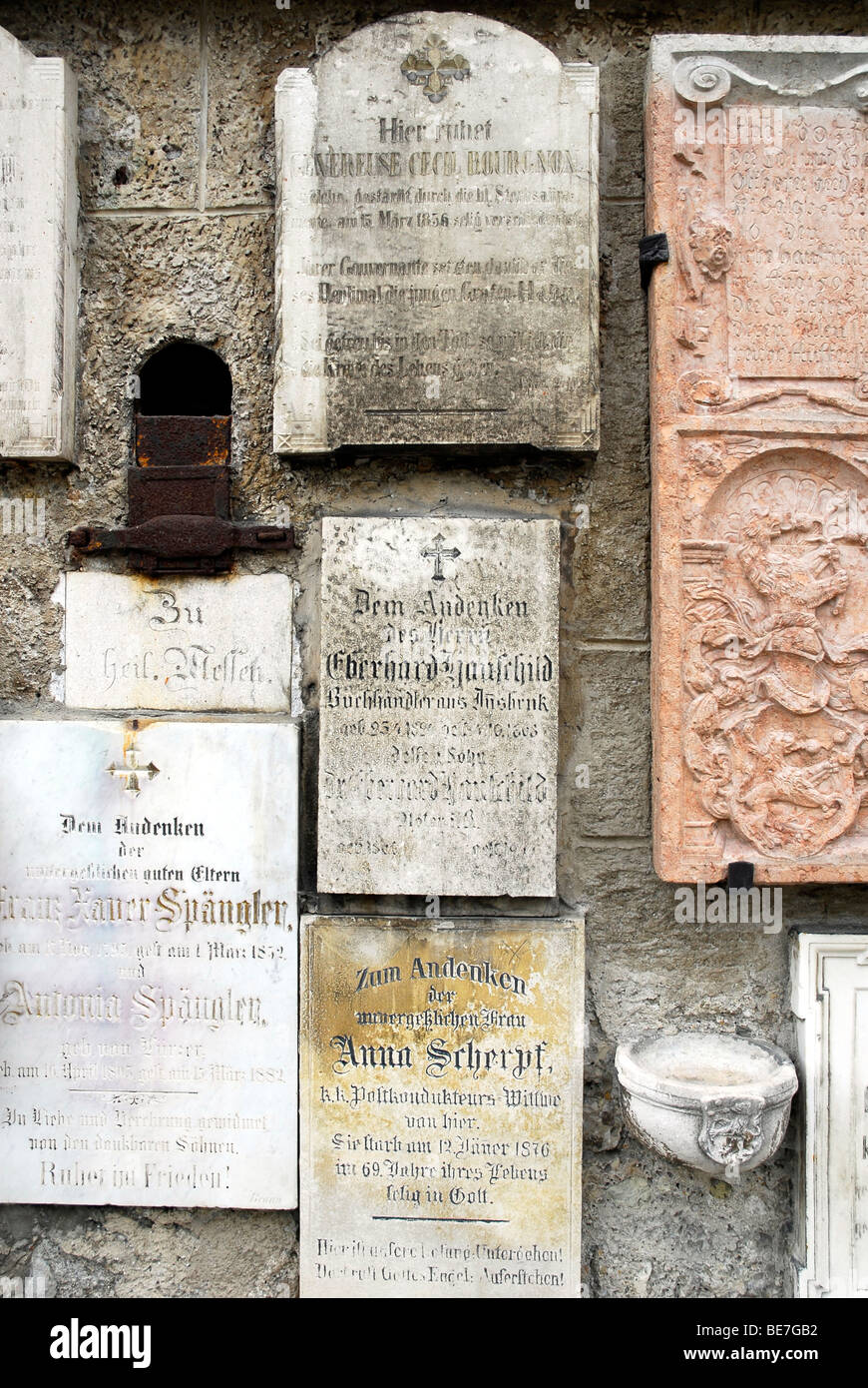 st peters cemetery salzburg high resolution stock photography and images alamy