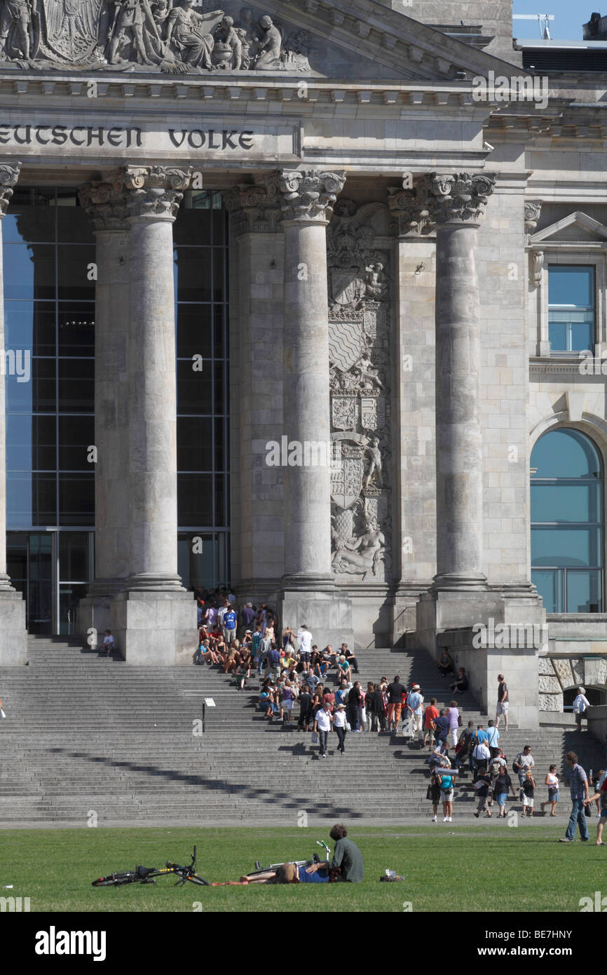 Berlin, the Reichstag building. EU/DE/DEU/GER/ Germany/ capital Berlin