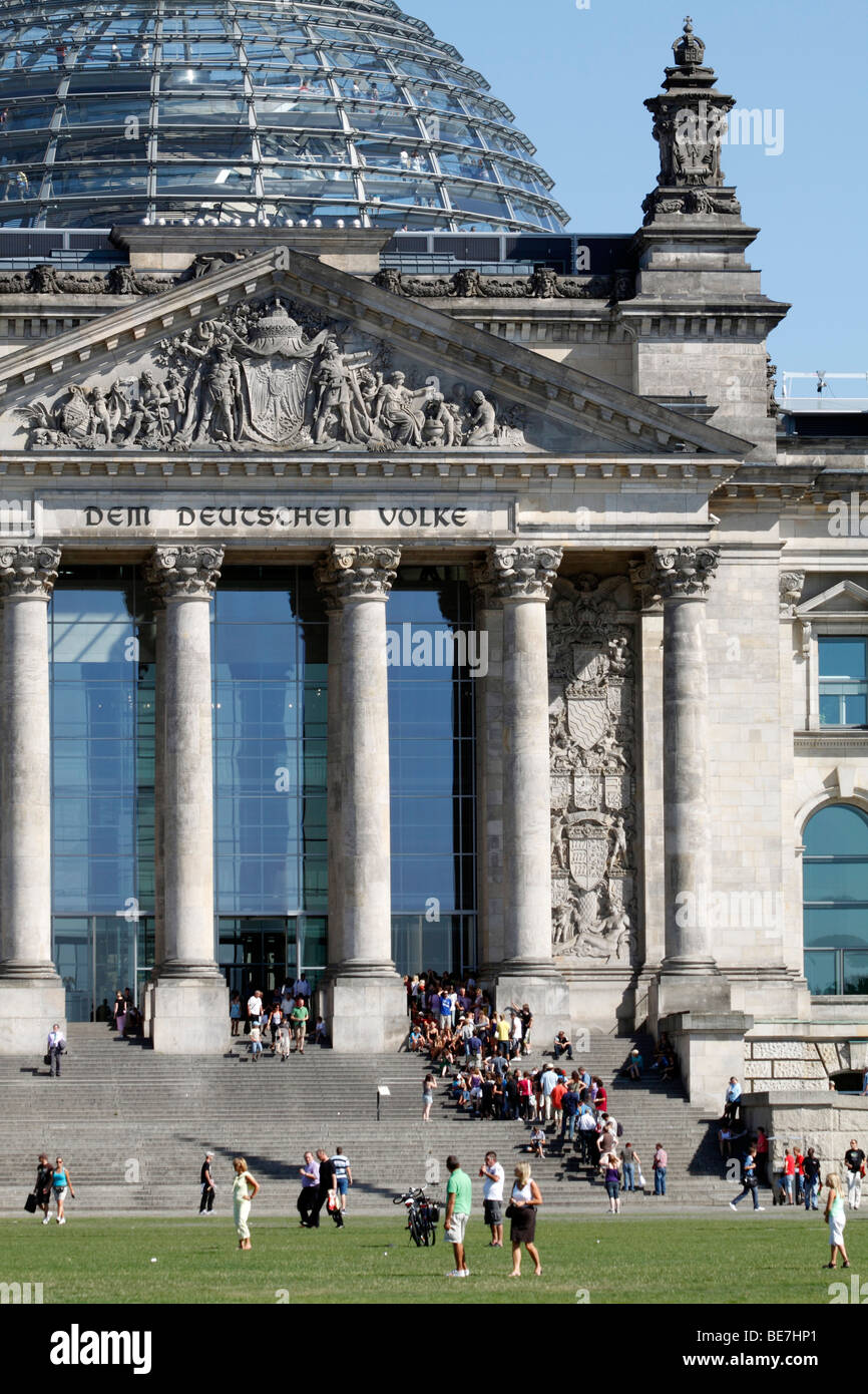 Berlin, the Reichstag building. EU/DE/DEU/GER/ Germany/ capital Berlin