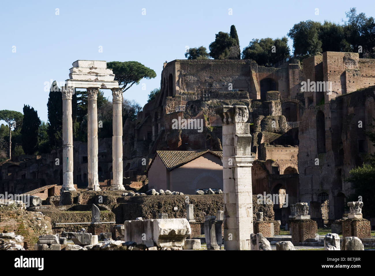 View forum romanum temple hi-res stock photography and images - Alamy