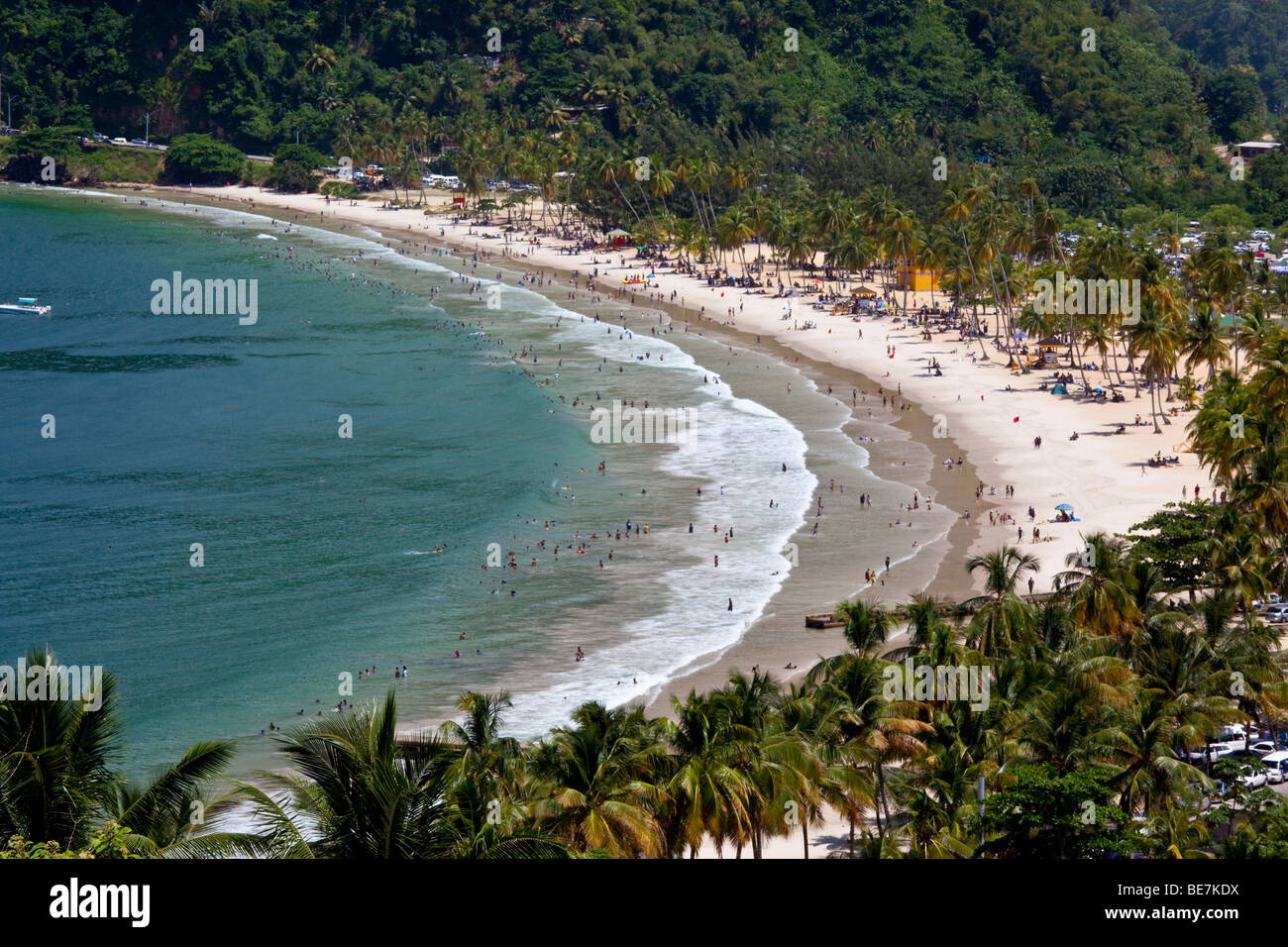 Beach at Maracas Bay in Trinidad Stock Photo Alamy