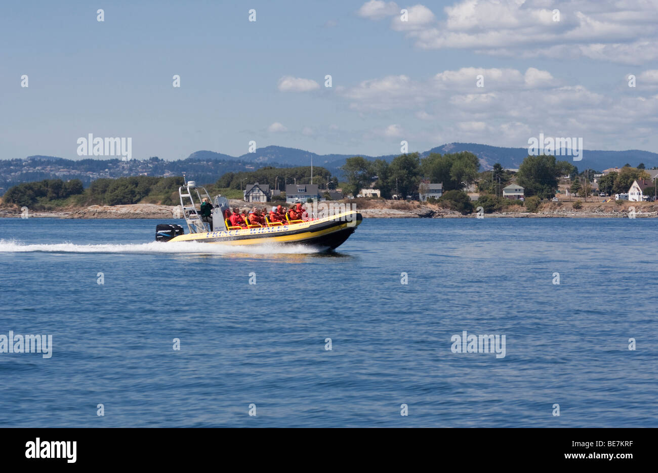 People enjoying Ride with Inflatable Boat Victoria, Vancouver Island