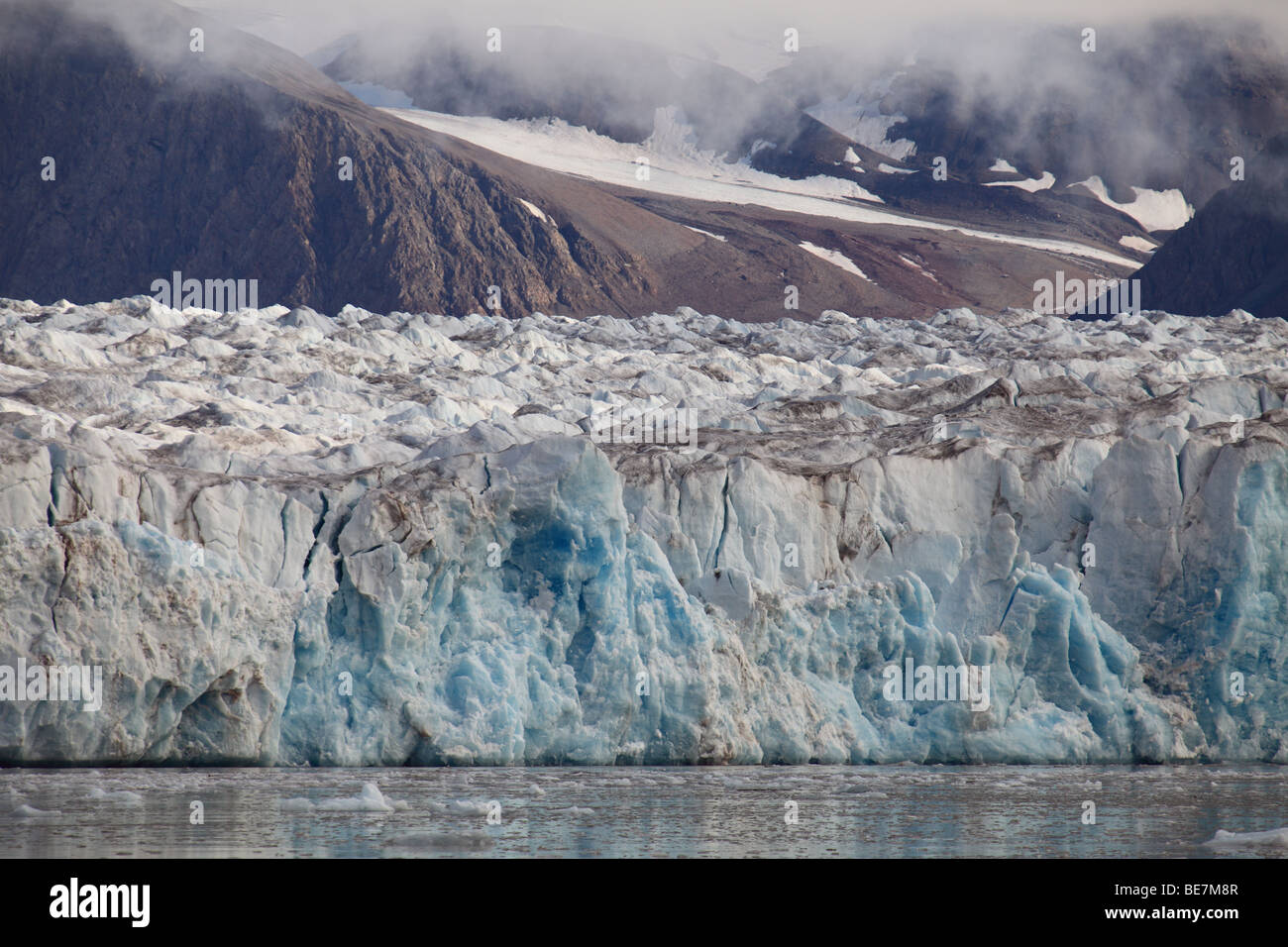 Arctic Glacier Ice Melting in Svalbard KongsFjorden Stock Photo Alamy