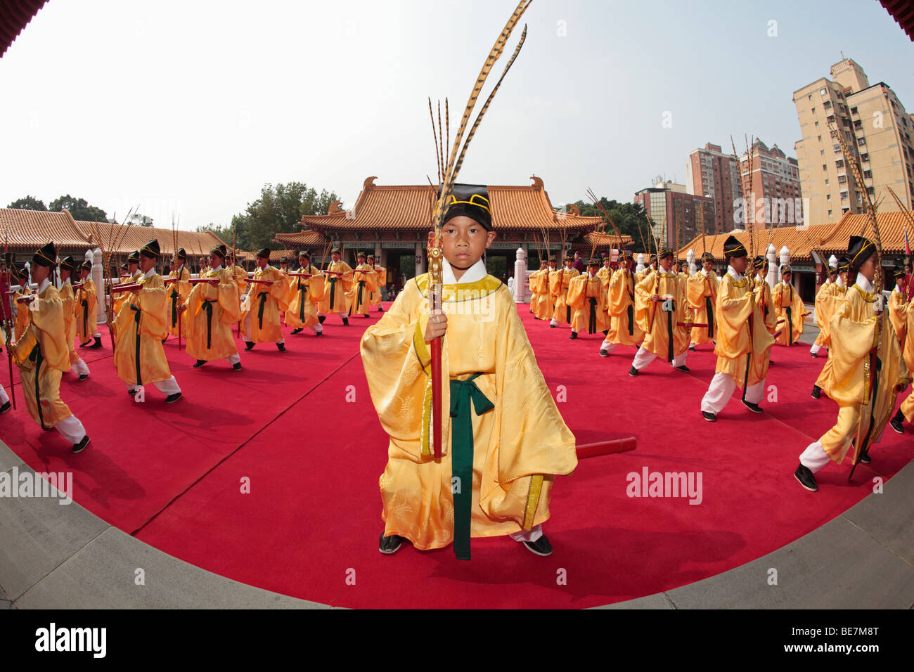 Confucius birthday ceremony Stock Photo Alamy