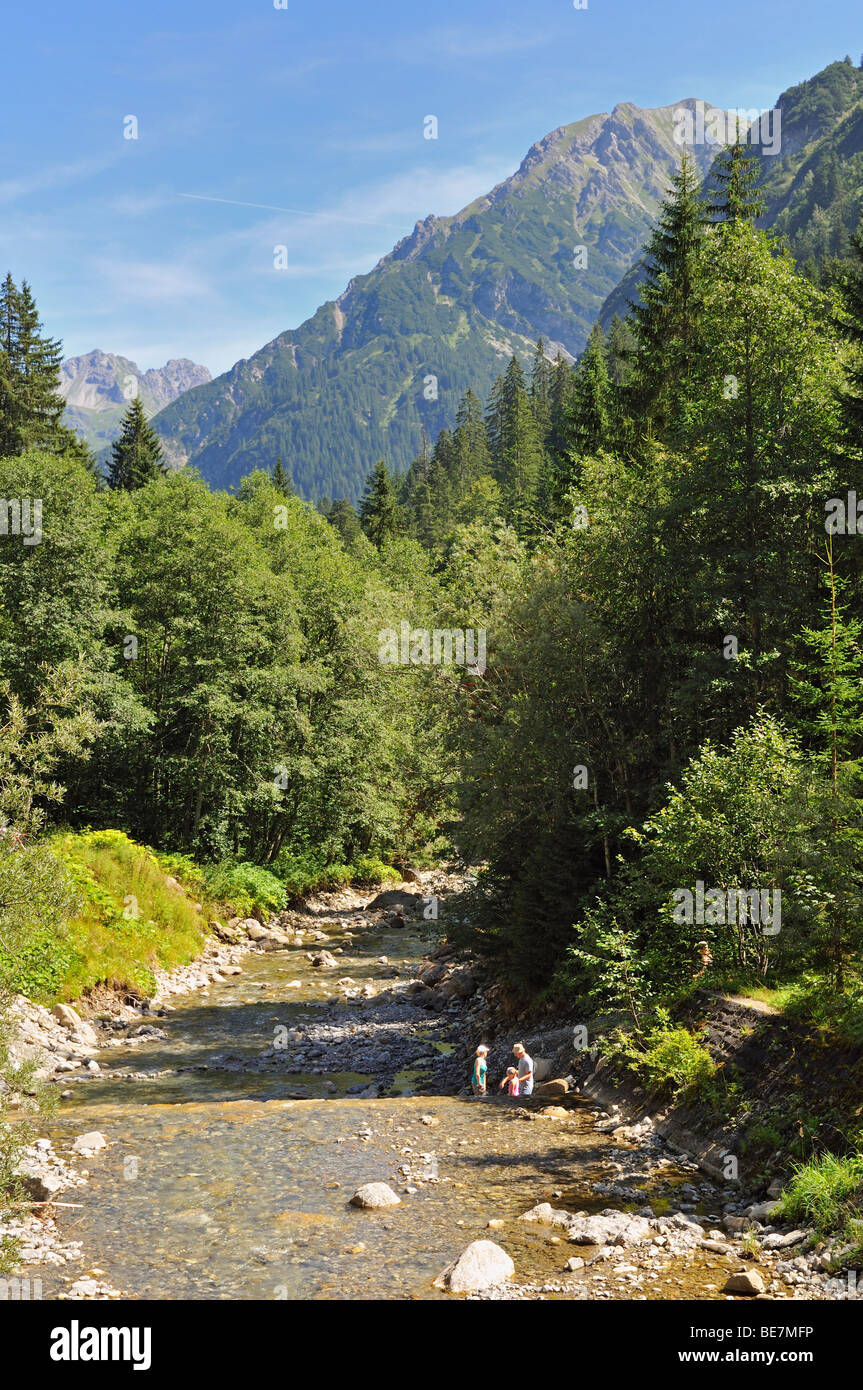 Kleinwalsertal valley near Baad, Austria Stock Photo