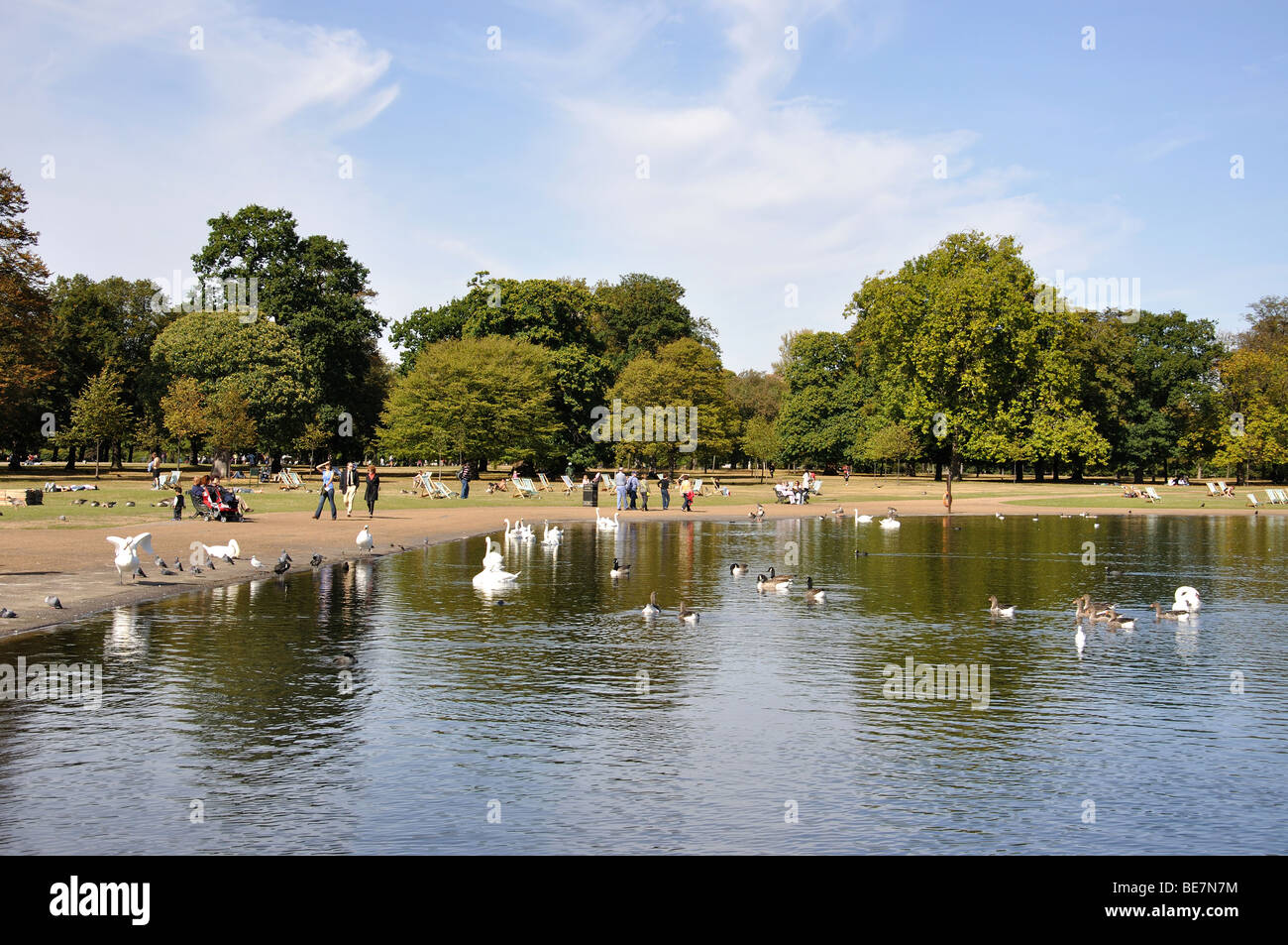 The Long Water, Kensington Gardens, Kensington, London Borough of