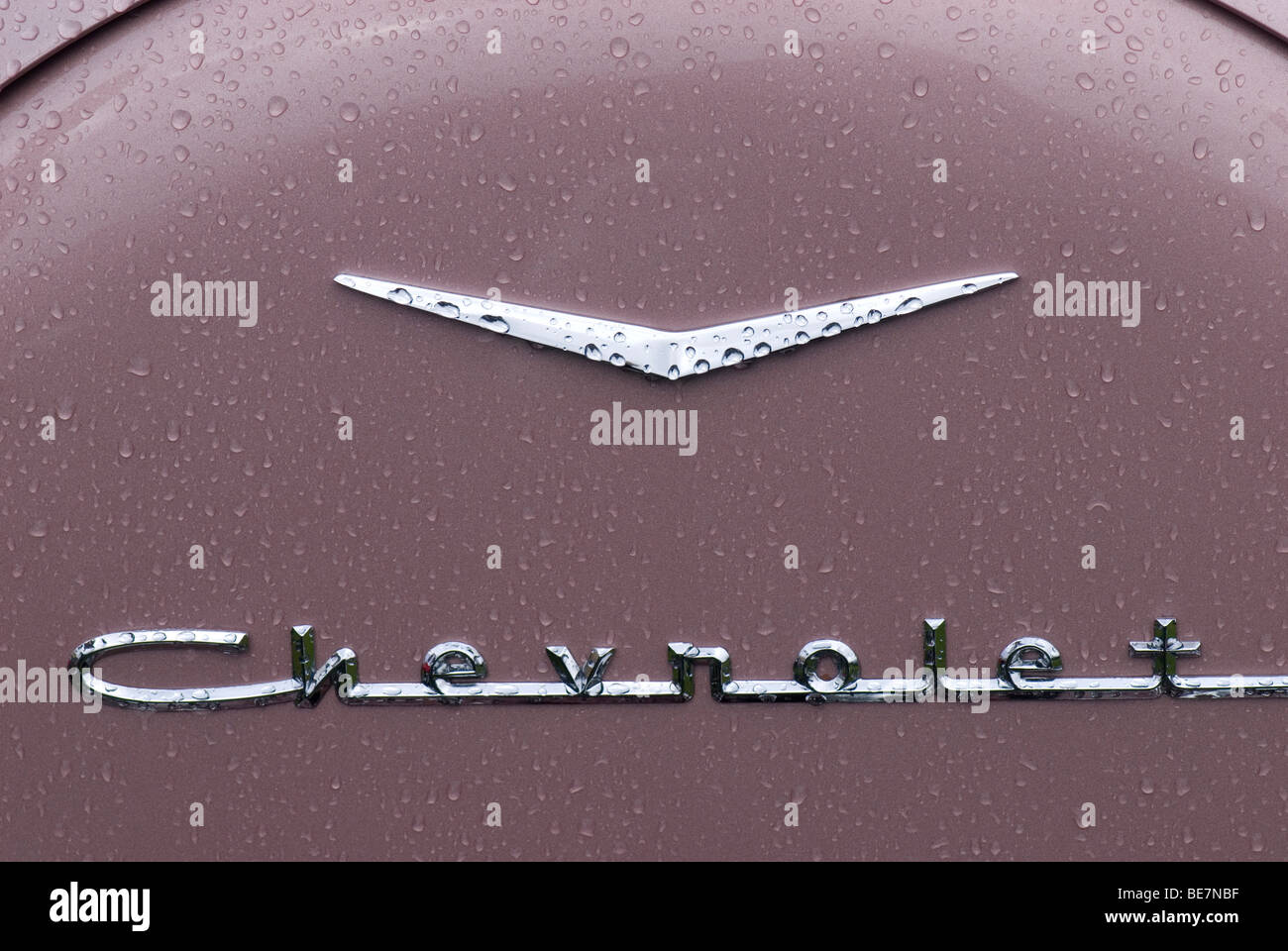 Classic Car Insignia Stock Photo Alamy