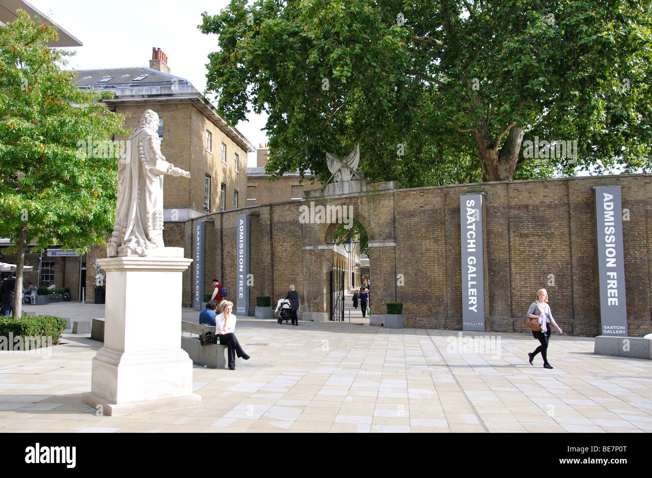 The Saatchi Gallery, King's Road, Chelsea, Royal Borough of Kensington and Chelsea, Greater London, England, United Kingdom Stock Photo