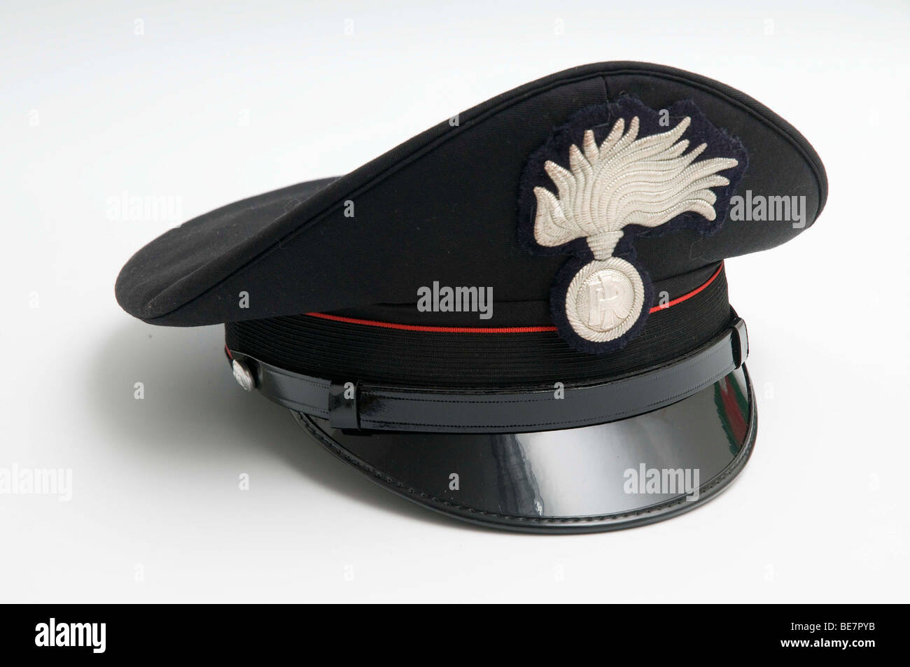 Carabinieri's uniform hat Stock Photo