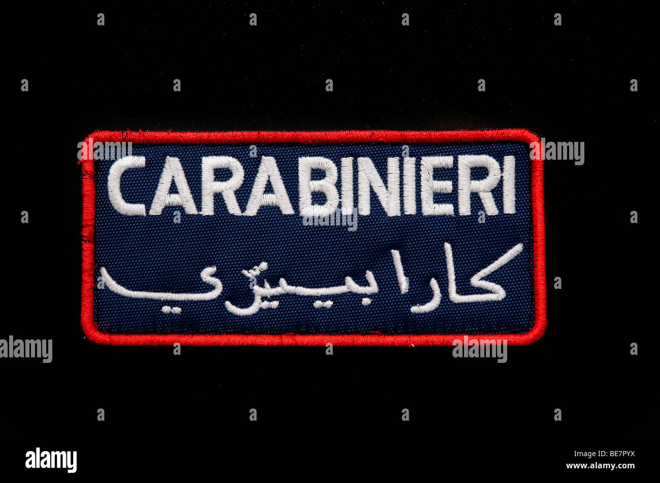 Carabinieri's uniform sign of Iraq campaign 2003-2007 Stock Photo