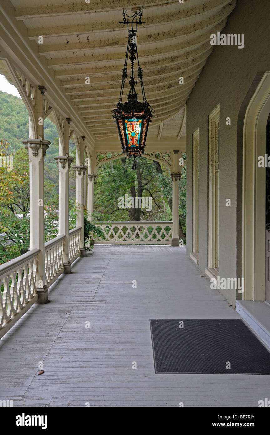 Old Fashioned Lamp Asa Packer Mansion Museum Jim Thorpe Mauch Chunk Pocono Pennsylvania Usa Stock Photo Alamy
