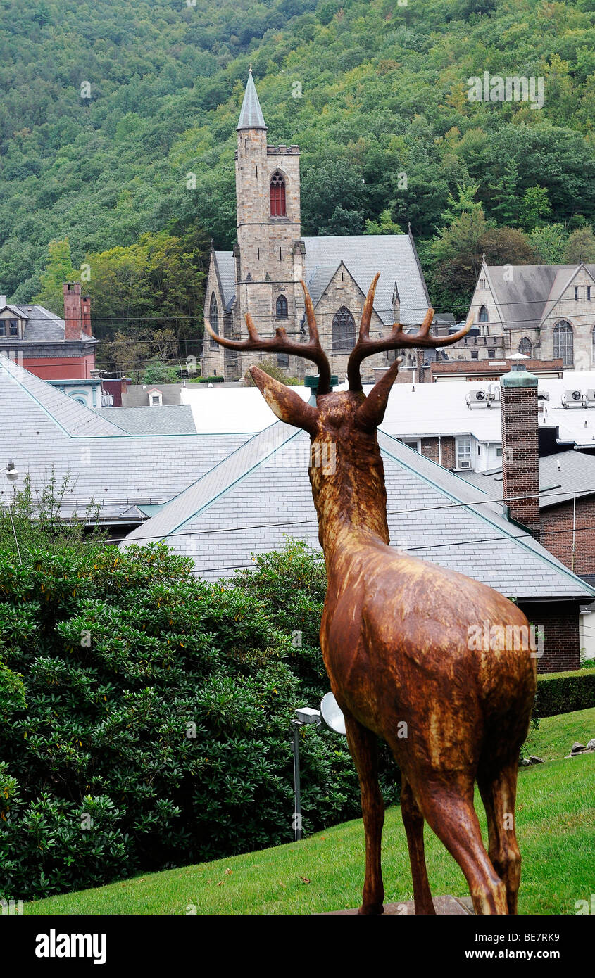 View on St.Mark’s Episcopal Church from Asa Packer mansion museum, Jim