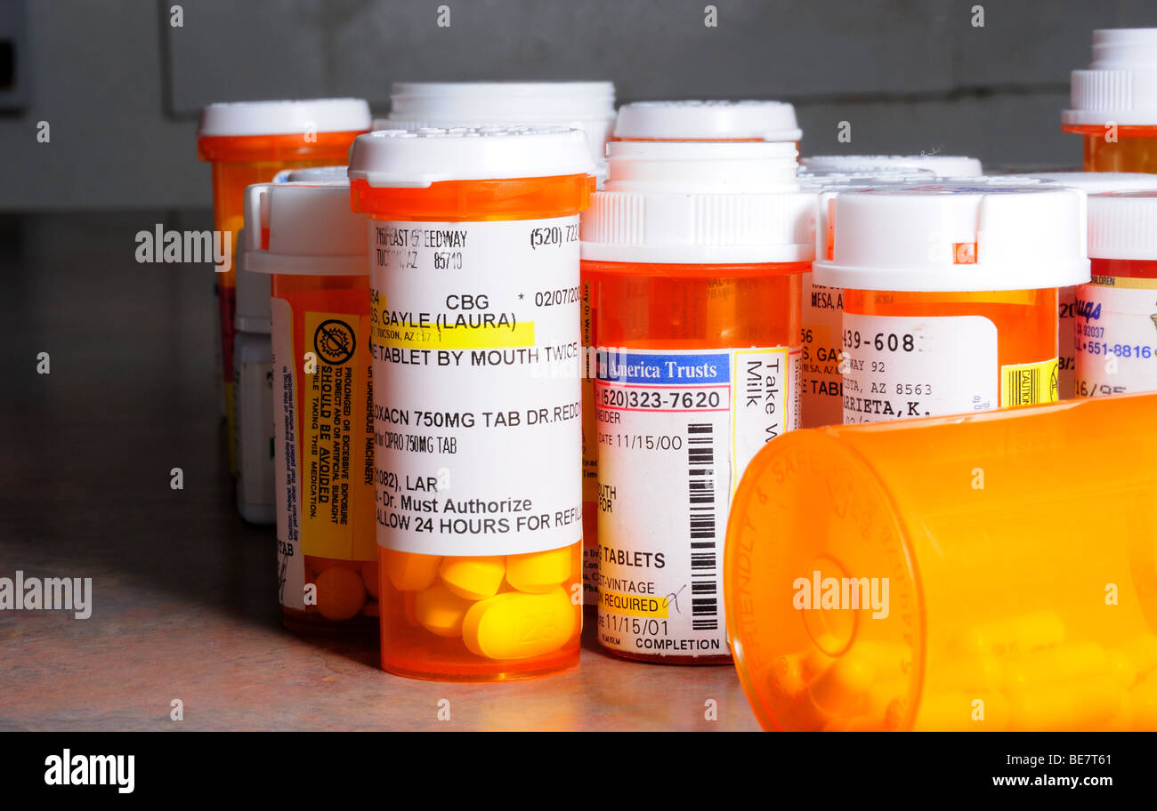 Prescription drugs and medications Stock Photo Alamy