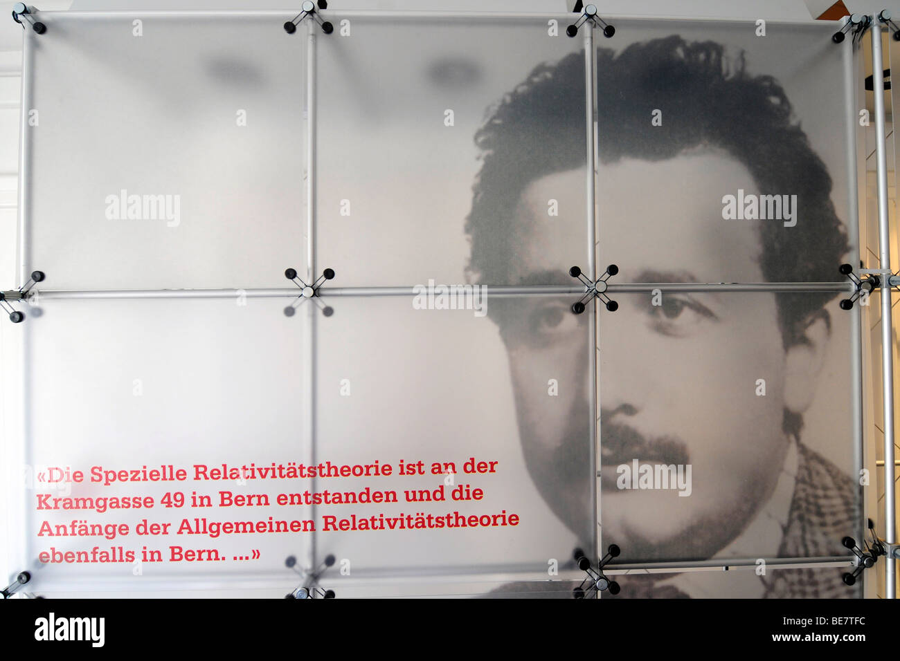 Interior of the Einstein house in Bern, Switzerland, where the famous