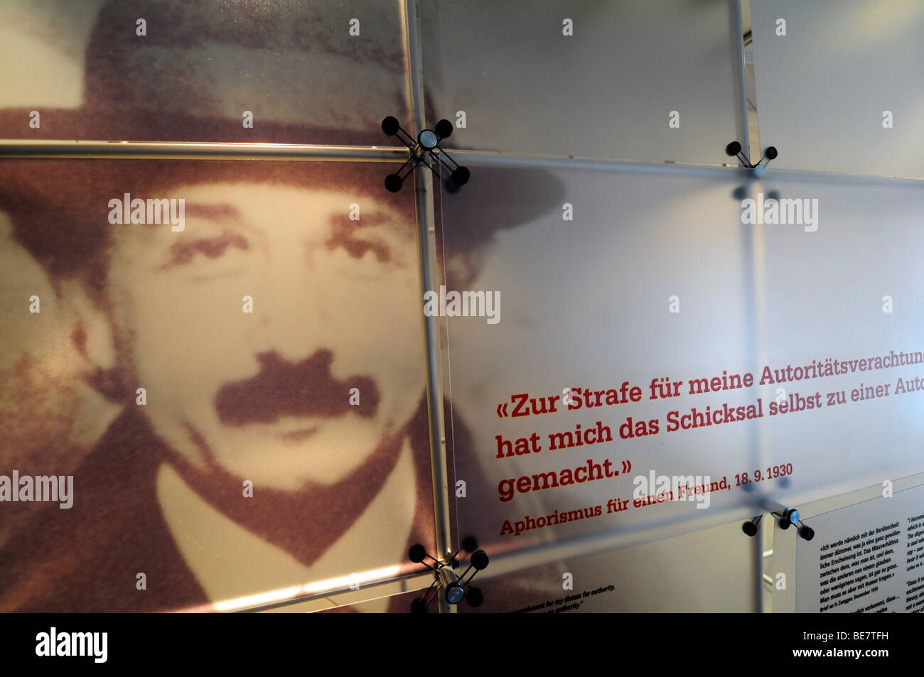 Interior of the Einstein house in Bern, Switzerland, where the famous
