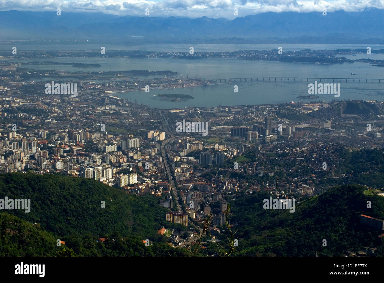 Aerial view of Rio de Janeiro, Brazil Stock Photo
