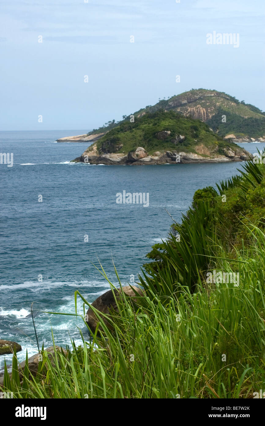 Rio de Janeiro coastline, Brazil Stock Photo