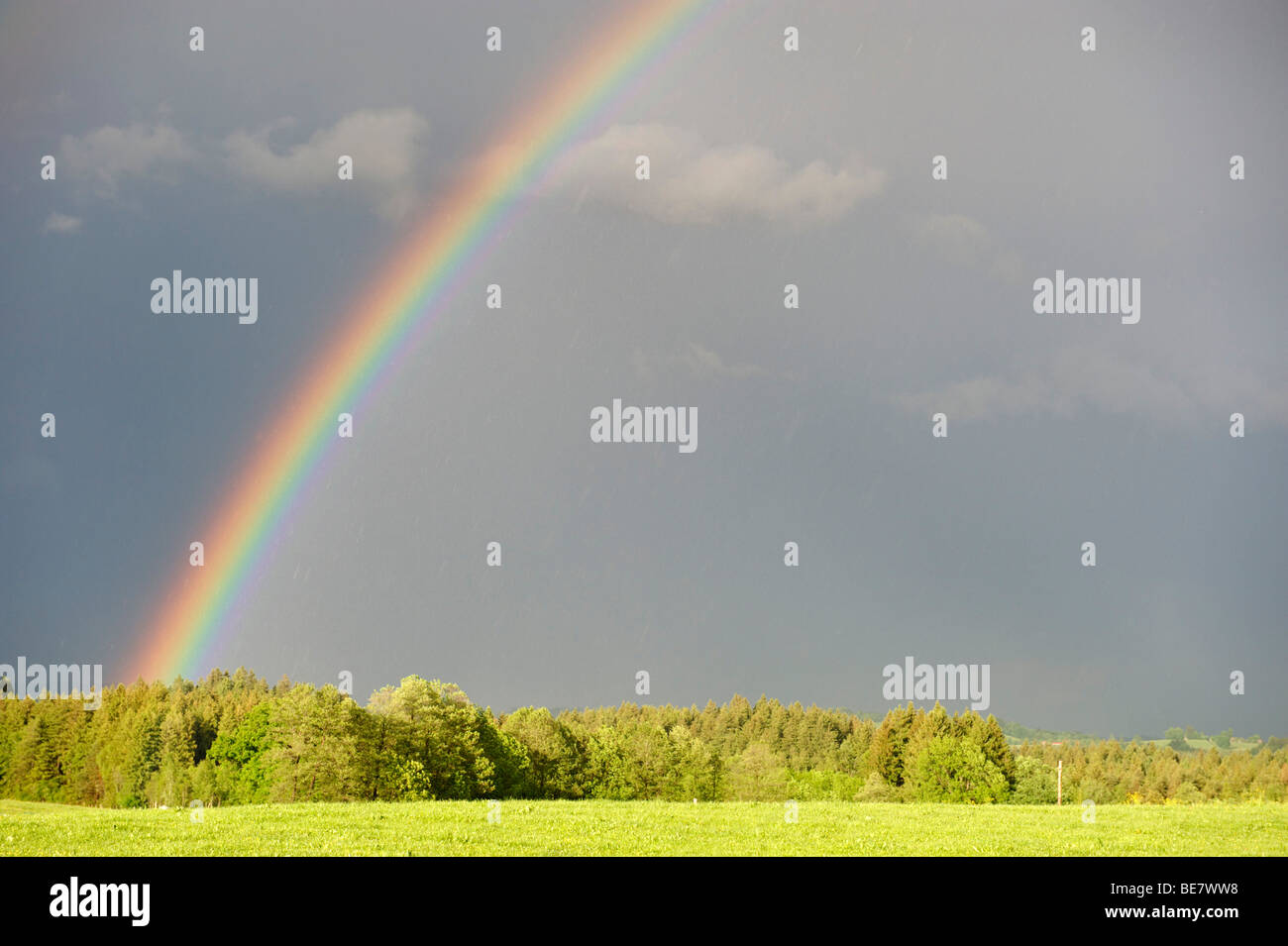 Rainbow dark clouds hi-res stock photography and images - Alamy