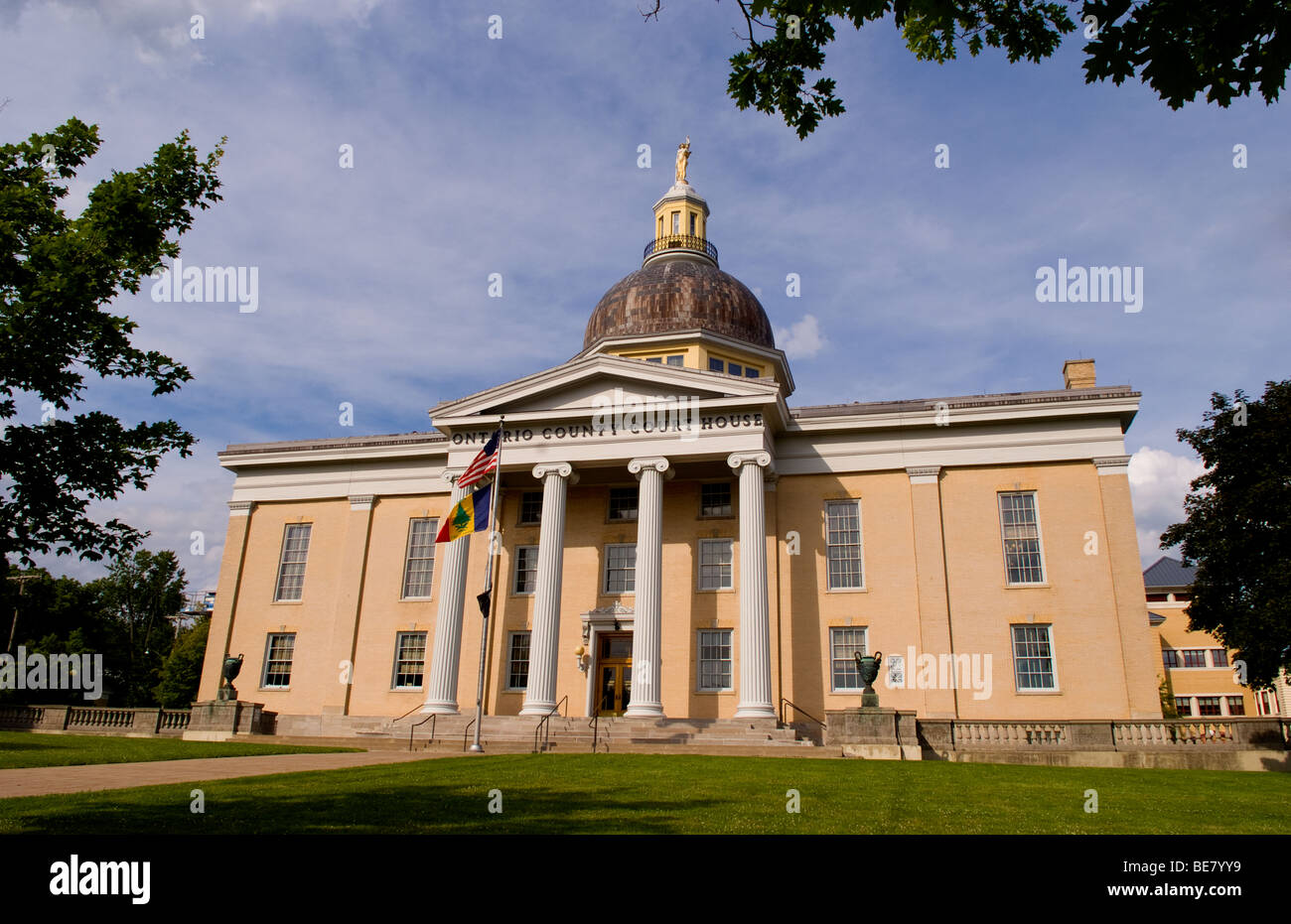 Ontario County Courthouse in Canandaigua New York near Rochester where