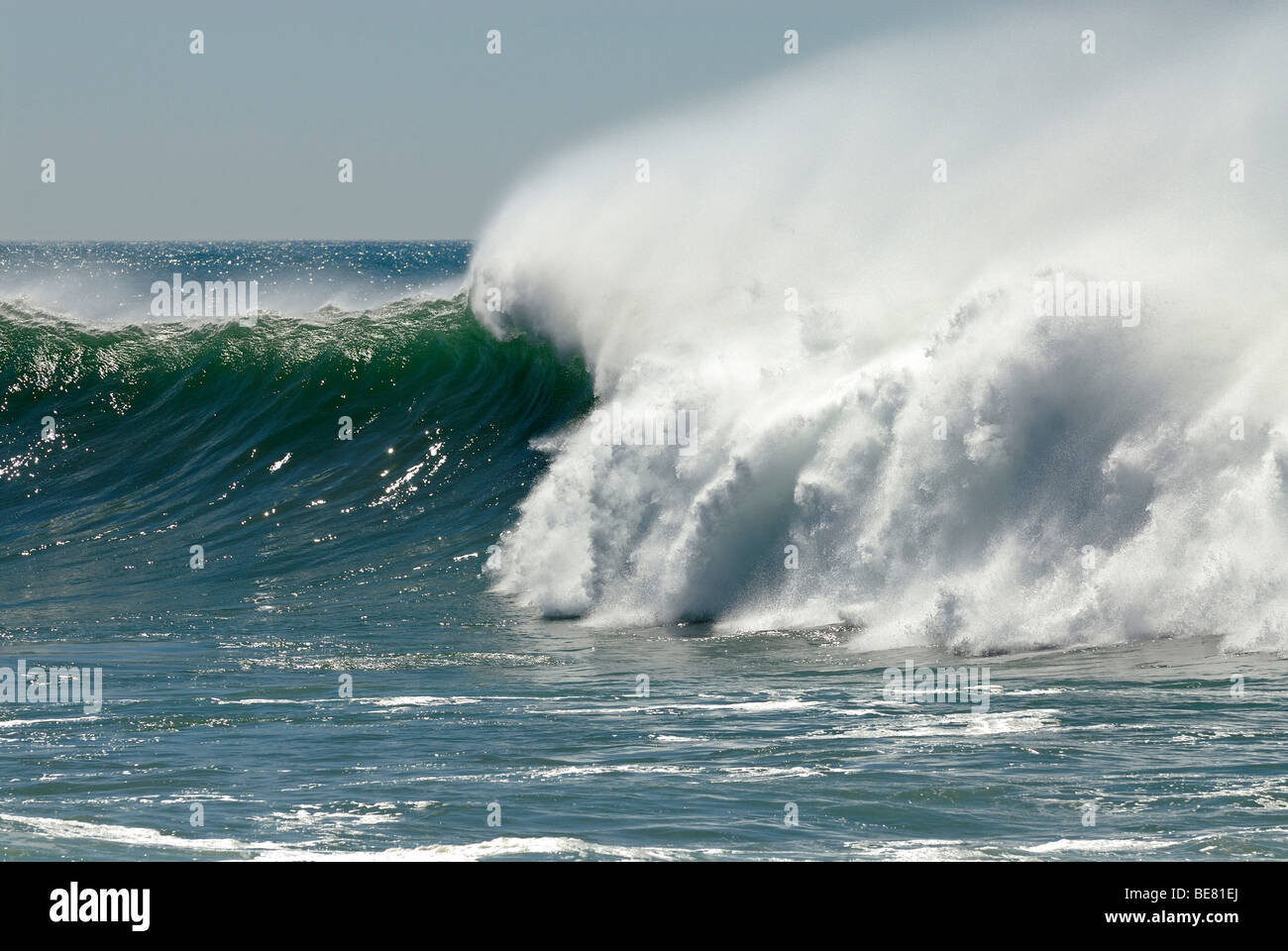 Waves Breaking Near Guincho Beach Costa De Lisboa
