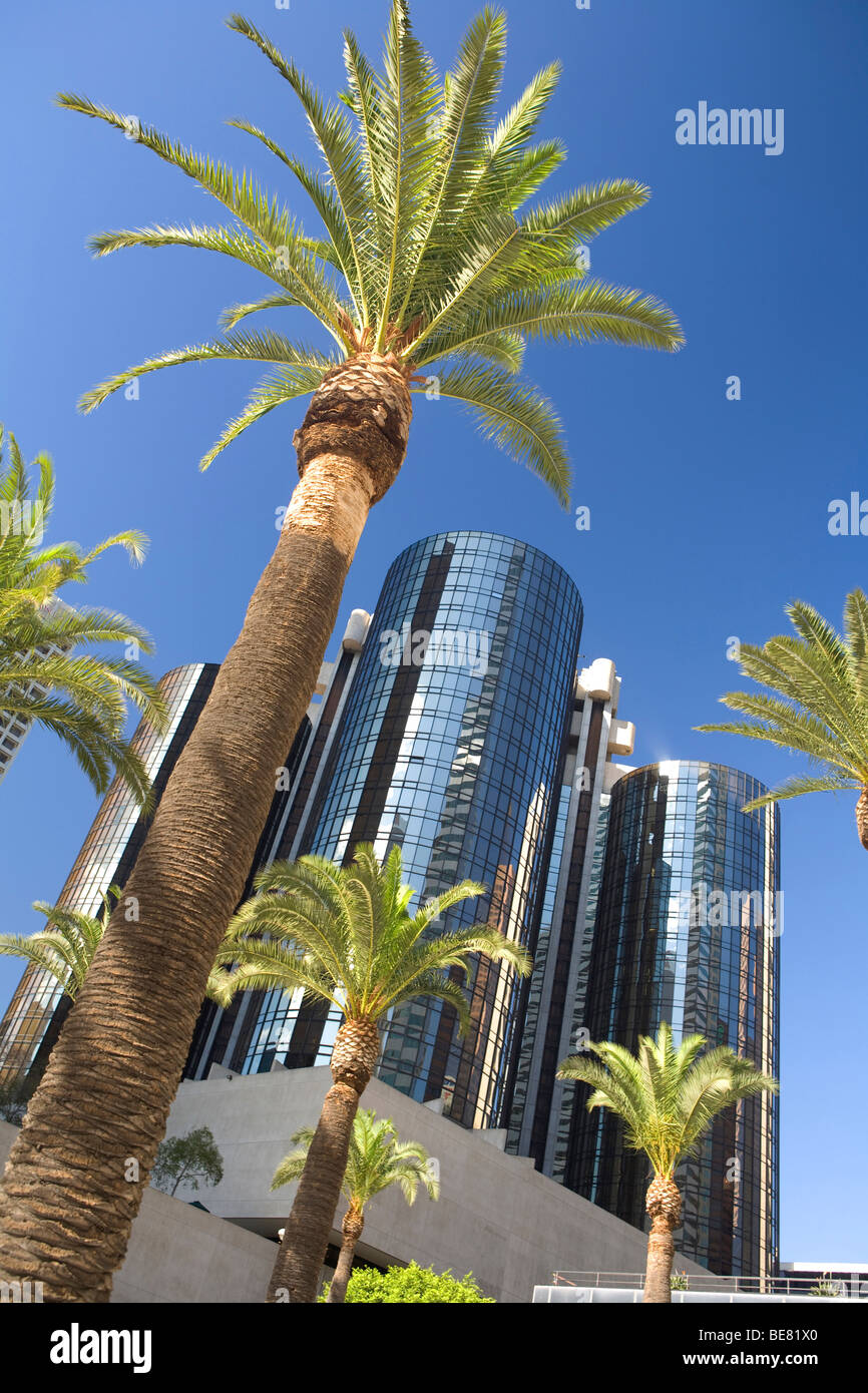 Westin Bonaventure Hotel, Downtown Los Angeles, California, USA, United States of America Stock Photo
