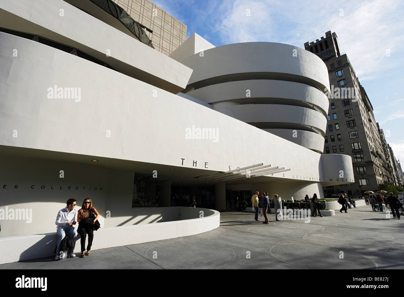 The Solomon R. Guggenheim Museum, Manhattan, New York City, New York, USA Stock Photo