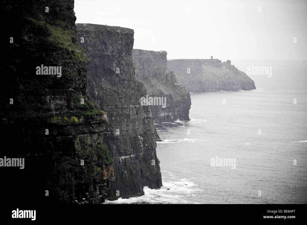 The cliffs of Moher on the Galway coast of Ireland Stock Photo