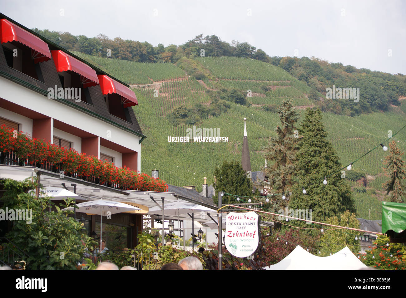 Wine street festival, Urzig, Mosel, Germany Stock Photo Alamy