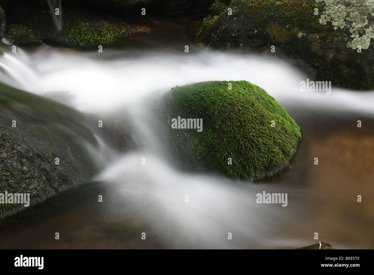 Water flows down a river located in the State of Virginia Stock Photo ...