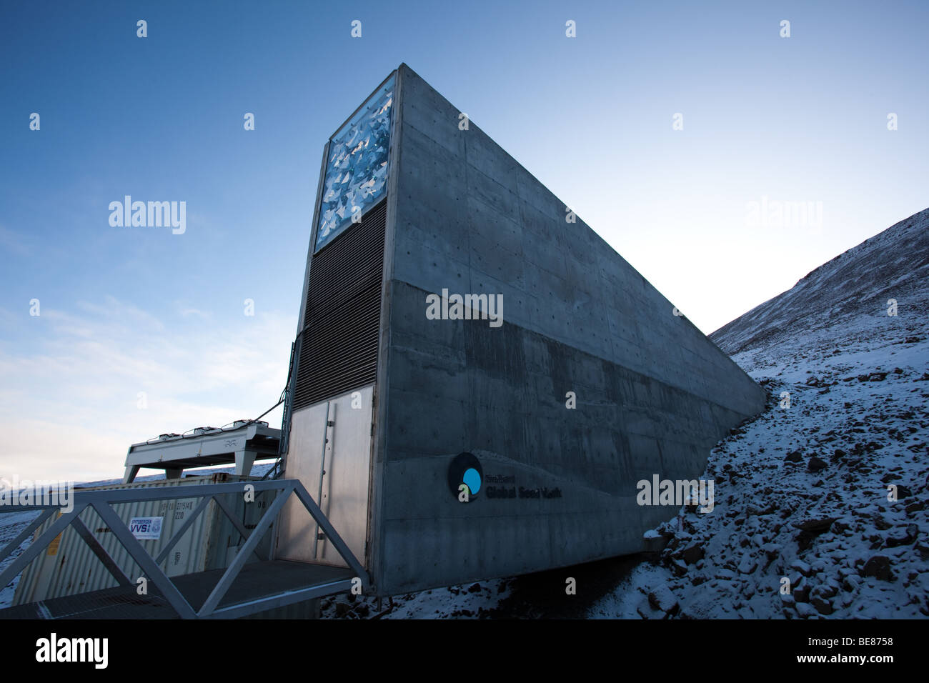 Svalbard Global Seed Vault Or The Doomsday Vault A Repository For Stock Photo Alamy