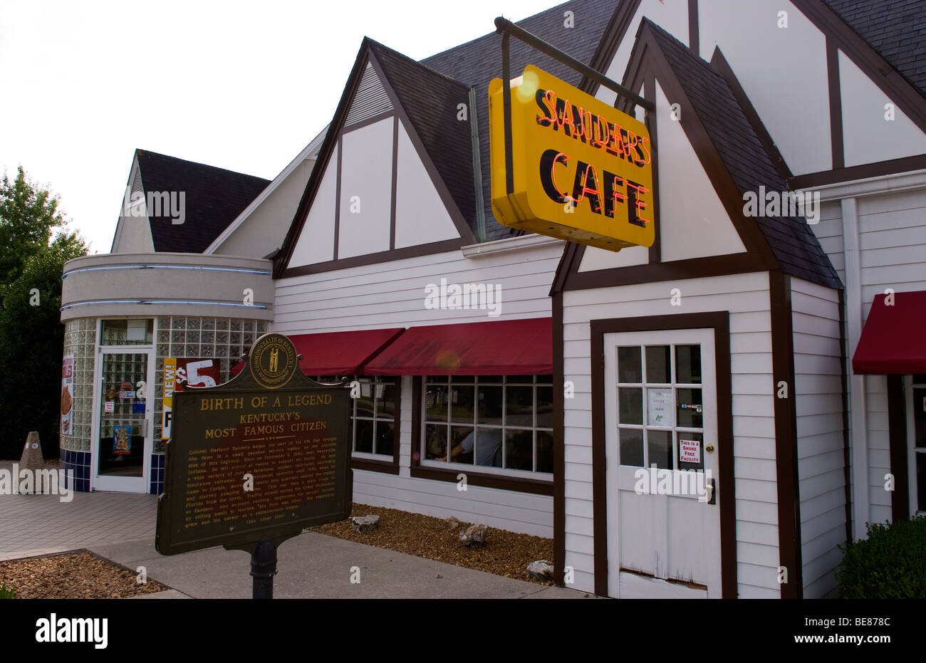 Historic Sanders Cafe in Corbin Kentucky which was original restaurant