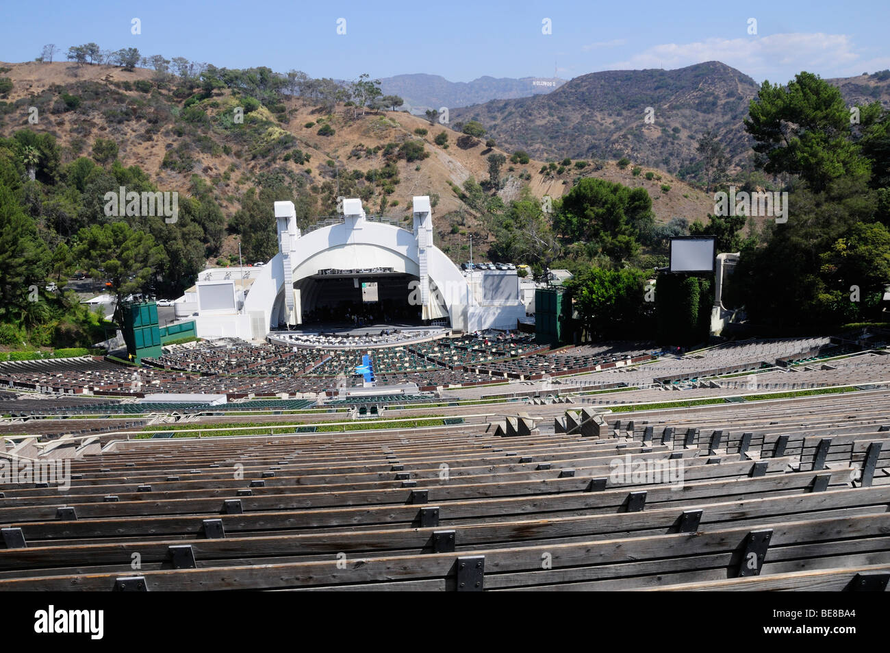 USA, California, Los Angeles, Hollywood Bowl stage. Stock Photo